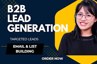 do b2b lead generation, lead prospecting and list building