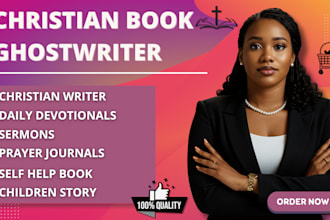 christian ghostwriting, daily devotional book writer, ghost ebook prayer