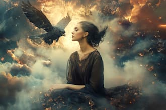 draw a fantasy character portrait for you