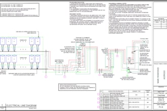 design residential solar pv permit plans on autocad