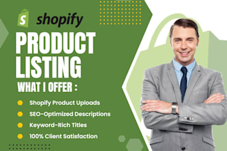 shopify listing shopify product listing shopify SEO title optimize lister