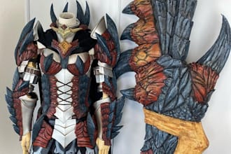 foam cosplay cosplay wig cosplay prop cosplay armor prop accessories 3d printed