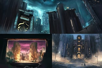 environment concept art landscape design