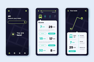 design custom mobile app with bubble, adalo, goodbarber, passion, thunkable