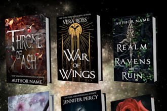 design eye catching book, ebook, and kindle covers for your genre