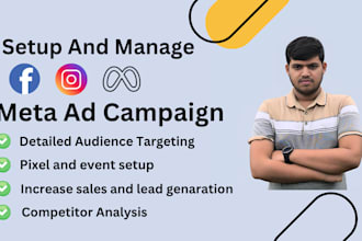 create and manage high converting meta ad campaigns