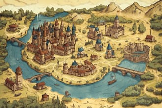 do map illustration map design fantasy map cartography map