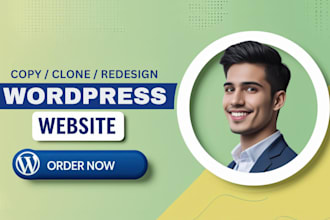 copy clone website, duplicate or migrate any website into wordpress