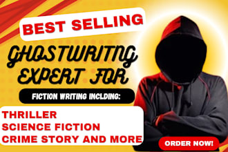 ghostwrite fiction ebook, thriller, crime story, horror and mystery novel