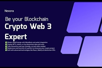 be your blockchain developer crypto web3 , stacking dapp