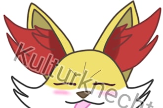 design twitch, streamer emotes for you