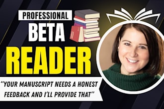 beta read your fantasy, sci fi, thriller, mystery, or historical fiction novel
