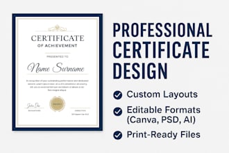design professional certificate or diploma templates