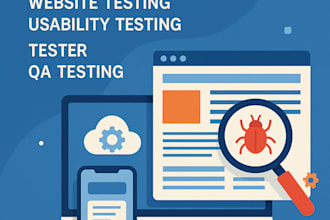 perform manual testing for software, mobile app, bubble io, web app or website