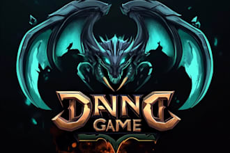 design a custom dnd, fantasy, sci fi, rpg animated game logo