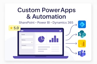 build custom mobile app, powerapps,lovable website integrate microsoft solutions