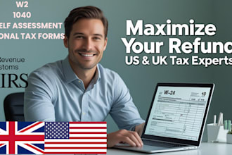 do professional tax filing for UK and USA maximizing your refund