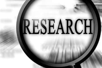 do a research on anything you like