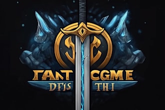 design awesome rpg fantasy or sci fi logo for you