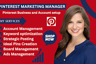 create optimized seo pins, posts, and boards as a pinterest marketing manager