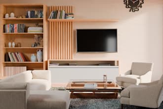 do photorealistic 3d interior rendering and visualization