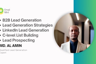 do b2b lead generation with c level prospective list building