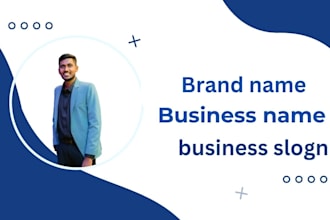 create a catchy business name and slogan for your brand