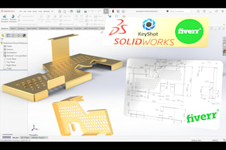 design sheet metal parts and make laser cutting files