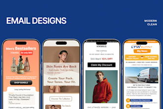 be your go to email design expert for campaigns in figma and klaviyo