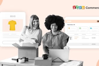 design an ecommerce store using zoho commerce