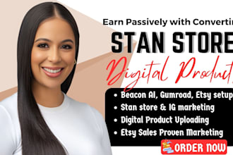stan store setup stan store etsy seo instagram stan store etsy shop payhip setup