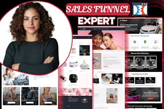 build sales funnel in clickfunnels, systeme io leadpages or landing page design