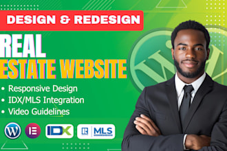 build realtor, agent real estate website with idx mls integration in wordpress