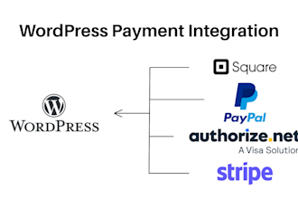 integrate any payment systems into wordpress