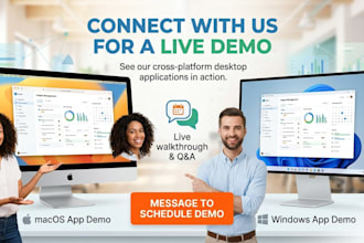 develop an app for windows, macos and linux