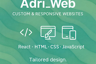 créer un site web moderne et responsive avec react