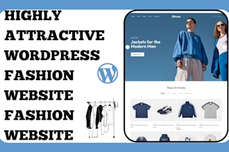 build modern fashion website wordpress fashion website