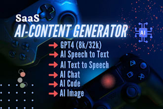 build ai website, an ai mobile app, saas website, a chat app, an ai expert