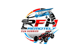 design remotely fun hobbies logo