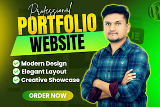 design a stunning personal portfolio website that gets you hired