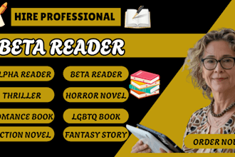 alpha beta read thriller romance book, horror mystery lgbtq thriller comic book
