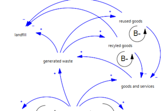 build a system thinking or causal loop diagram