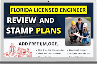 engineer usa pe stamp, florida stamp for city permit