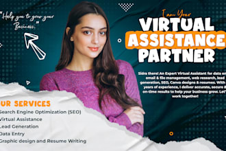 be your virtual assistant for data entry, email, research, and admin task
