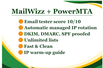 setup powermta smtp server with mailwizz for high inbox delivery