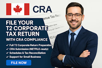 do file your t2 corporate tax return with cra compliance