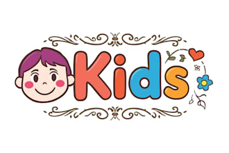 design kids logo for your youtube channeltoy store  baby shop