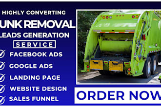 junk removal leads junk removal website junk hauling leads junk cleaning leads