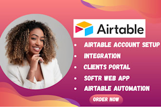 be your airtable automation airtable interface design integrate softr expert