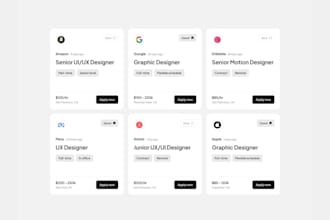 develop an ai job board app, job portal, listing, search, recruitment website